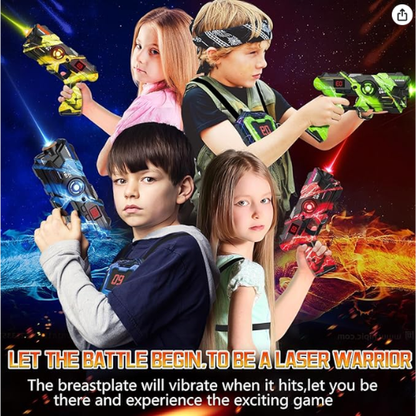Laser Tag Guns Set of 4 with Digital LED for Kids
